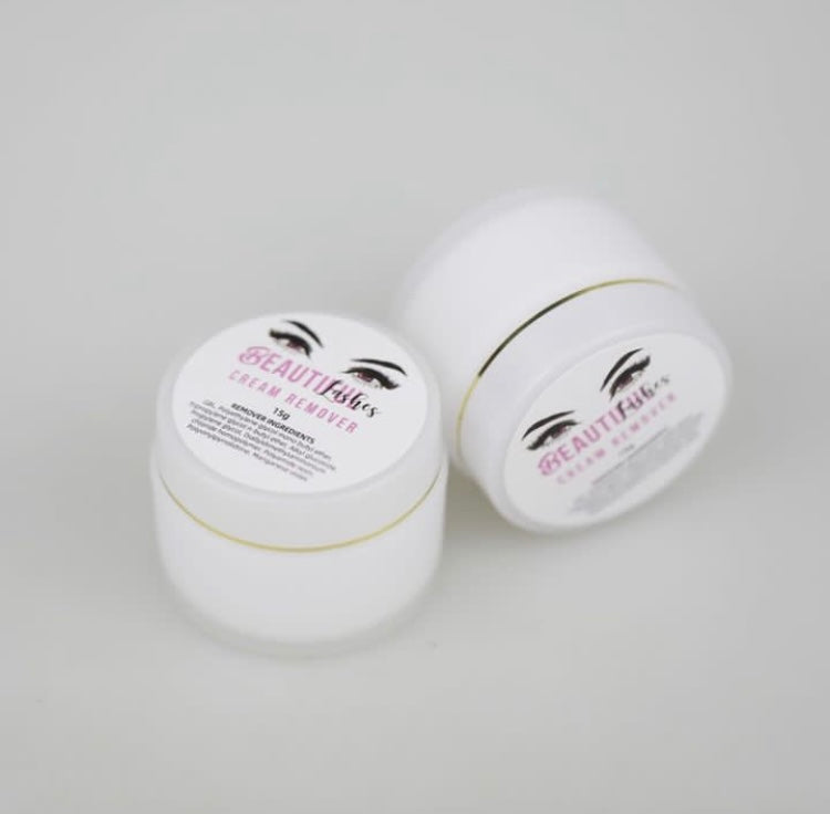 Lash remover cream